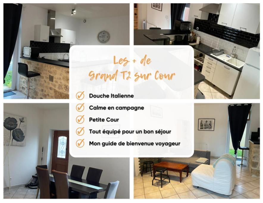 Grand T2 Sur Cour Apartment Aufferville Exterior photo